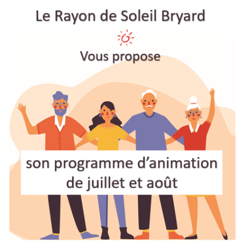 propgramme juillet et août